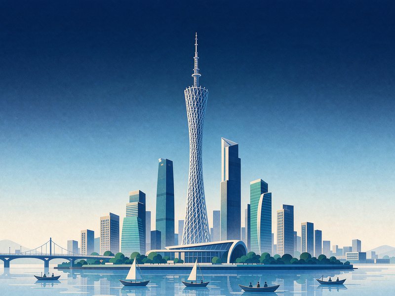 Illustration of Guangzhou